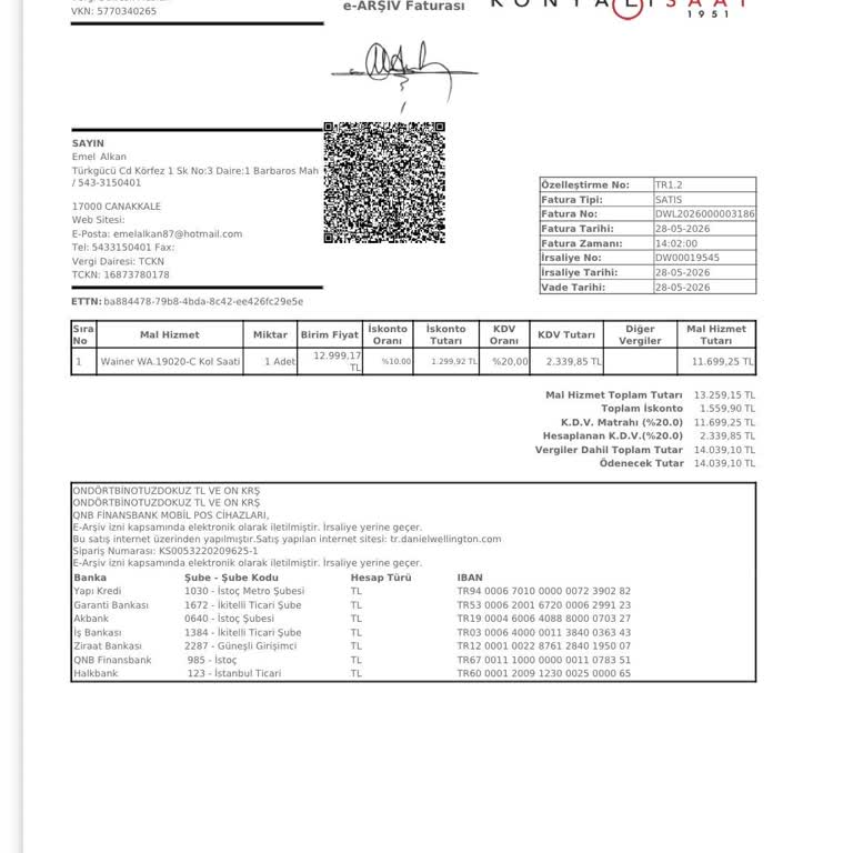 Teslim Edilmediği Saat Teslim Edildi Olarak İşaretlendi, 14.039 TL İade Talebi