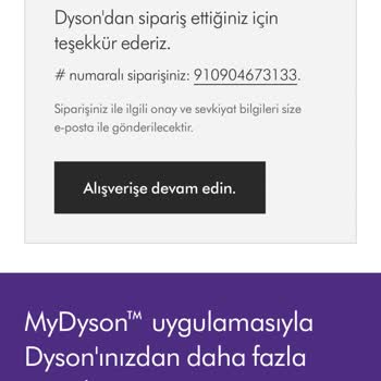 Dyson Siparişimin Kayıp Olması Ve İade Talebimin Yanıt Almaması