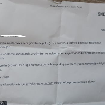 Nike Joggers Üzerindeki Hızlı Renk Solması Ve Güneş Yanığı Nedeniyle Değişim Ve İade Talebi