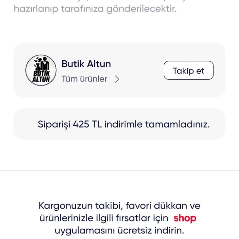 Butik Altun Forma Şikayeti
