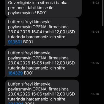 OpenAI'den Yetkisiz Kredi Kartı Çekimi Ve İade Talebi