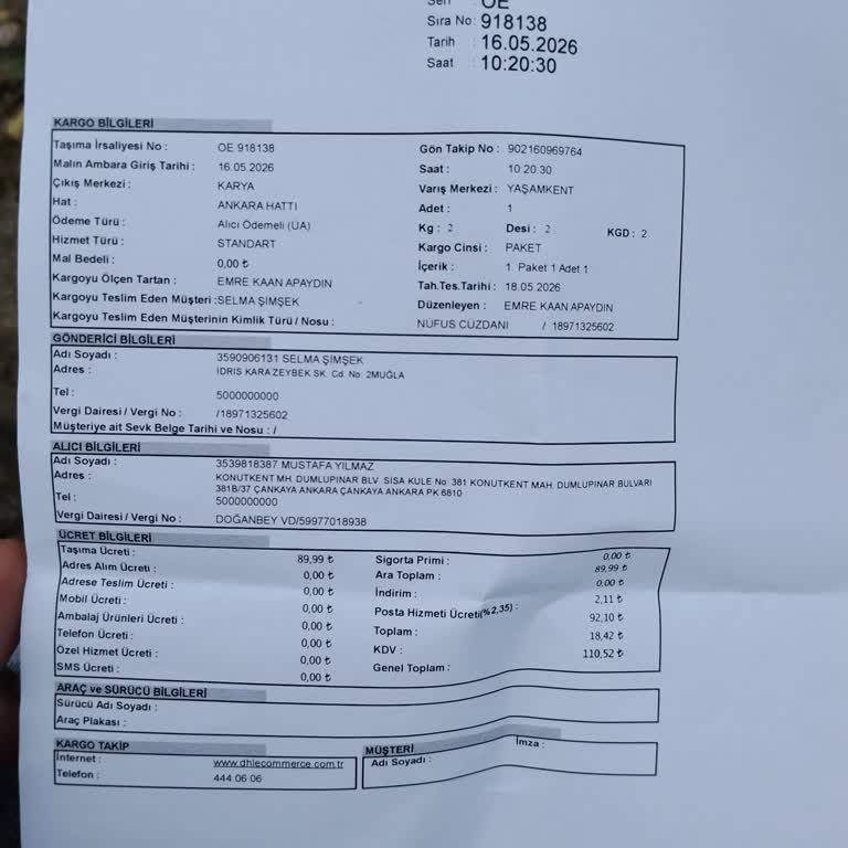 Kapıda Kartla Alınan Tulum İçin 2.200 TL İade Talebi Ve Cevapsız İletişim