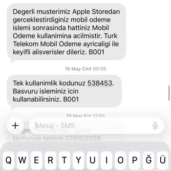 Türk Telekom Fatura Ücret Bilgisi Olmadan Mobil Ödeme Ve İade Talebi