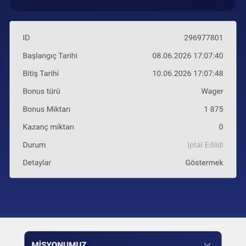Bonus İptaliyle 11.000 TL Kazancım Silindi, Çekim Engellendi