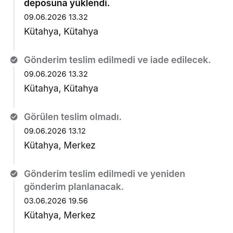 Kütahya Adresi Dağıtım Alanı Dışında Gösterildi, Müşteri Hizmetlerinden Hiç Cevap Alınamadı