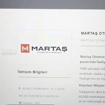 Martaş Otomotiv İletişim Yoksunu!