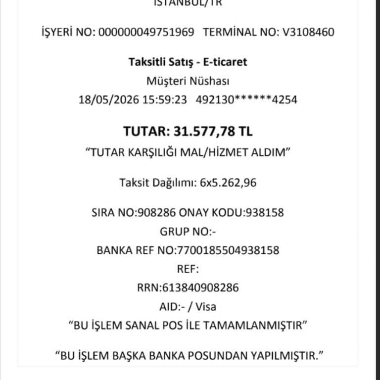 Mieko’da 31.577,78 TL'lik Siparişin Kargoya Verilmemesi Ve İade Sorunu