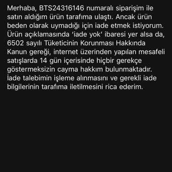 Bitugbastore’da 14 Gün Cayma Hakkı İade Talebi Yanıtsız Kaldı