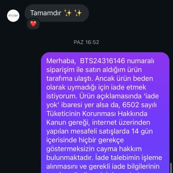Bitugbastore’da 14 Gün Cayma Hakkı İade Talebi Yanıtsız Kaldı