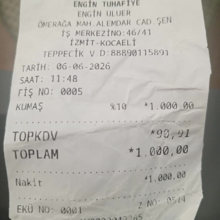 Engin Tuhafiye İş Yerinden Hiç Memnun Kalmadık