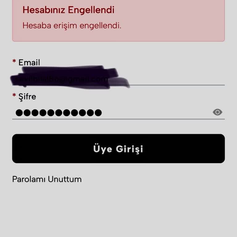 Gönderilmeyen Sipariş Ve İade Talebi