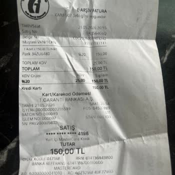 Ücretsiz Otoparkta Haksız 150 TL Kesinti Ve Güvenlik Personelinin Yönlendirmesi