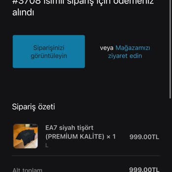 Dmr Vip Collection Ürün Tarafıma Gönderilmedi