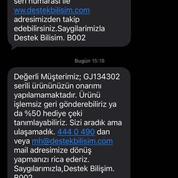 Ayıplı Tost Makinesi Parçası Üretilmediği İçin Değişim Reddedildi Sadece Hediye Çeki Teklifi
