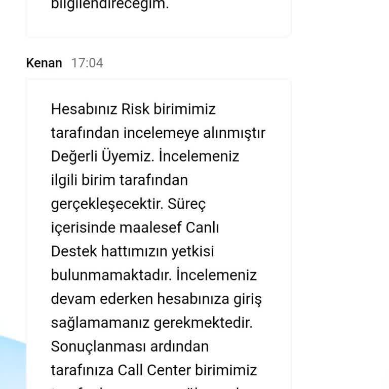 Hesap Kapalı, 45.000 TL Çekim Talebim Ödenmedi
