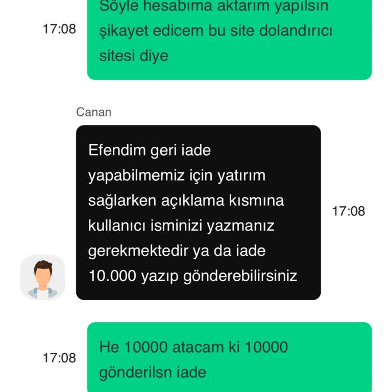 Havale İle Gönderilen 10.000 TL Site Hesabına Yansımadı Ve İade Talebi