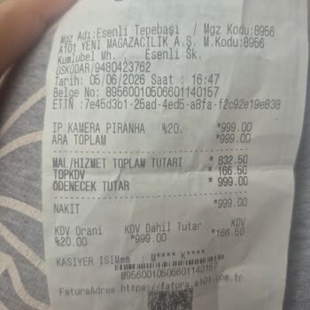A101 Mağazasında 1000 Lira Altındaki Kameranın İadesi Reddedildi