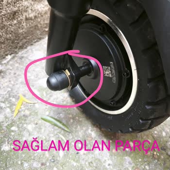 Onvo Scooter’da Ezik Tekerlek Somun Kapağı Parça Temini Talebi