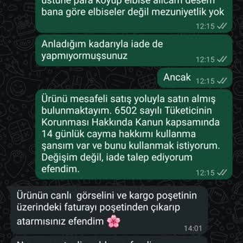 İade Reddi Ve Açıklama Eksikliği, Kargo Ücretleri Ve İletişimsizlik