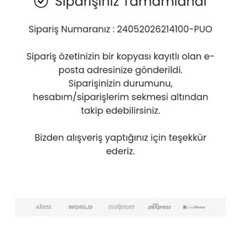 Kargo Takip Bilgisi Alınamayan Sipariş İçin İade Talebi
