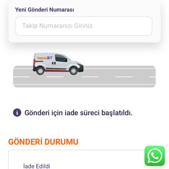 Hepsijet Kargo Adres Hatası Sebebiyle Bilgilendirme Yapmadan İade Edildi