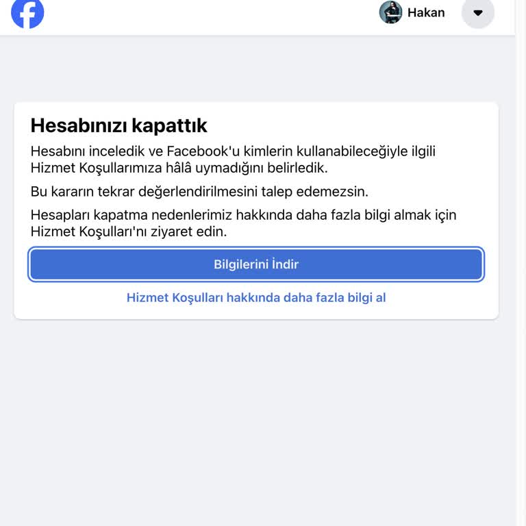 Yaş Doğrulama Hatası Nedeniyle Facebook Ve Instagram Hesaplarım Yanlışlıkla Kapatıldı