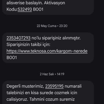 Teknosa’nın Yanıltıcı Takip Numarası Ve Teslim Edilmemiş Ürün Şikayeti
