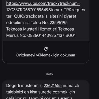 Teknosa’nın Yanıltıcı Takip Numarası Ve Teslim Edilmemiş Ürün Şikayeti