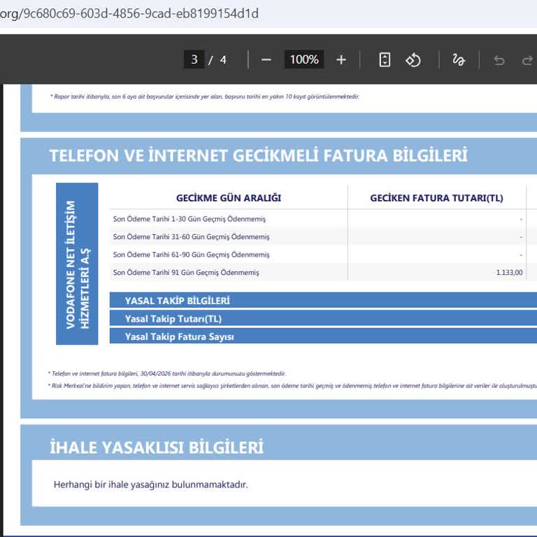 Haksız Borç Görüntüsü Operatör Değişikliği Ve Findeks Kayıtlarını Engelliyor