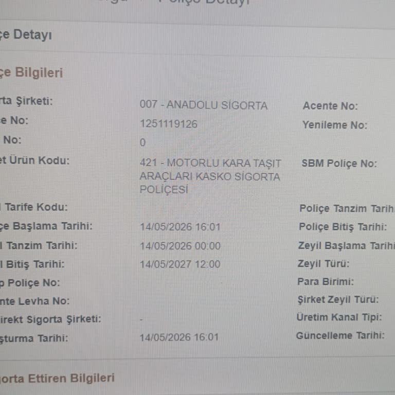İzinsiz Ek Kasko Ücreti Ve İptal Talebi