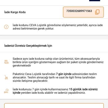 İade Kodları Süresi Doldu, Ceva Ürün Almadı Ve Trendyol Destek Yetersizliği