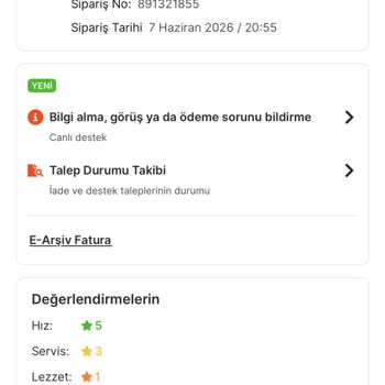 Görseldekiyle Uyuşmayan Bozuk Smoothie Ürünü İçin İade Talebi