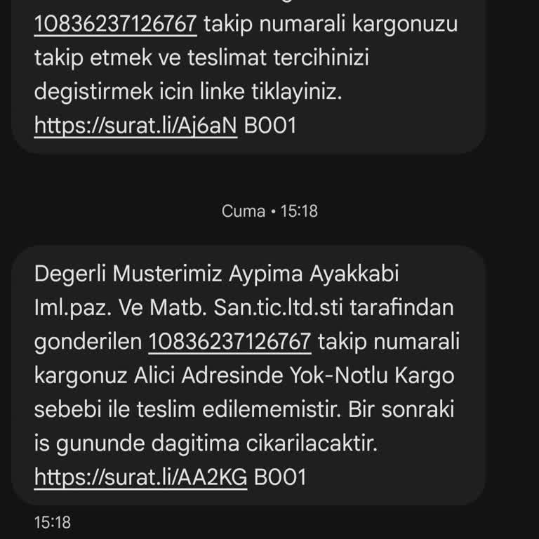 Ödenen Kargo Teslim Edilmedi Ve 'Adreste Bulamadık' İddiası Yanıltıcı