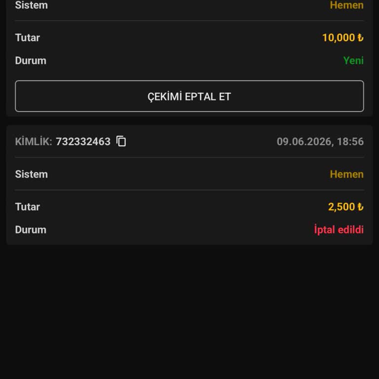 Betparti Hesabım Açıklama Olmadan Kapatıldı Ve 10.000 TL Çekimim Gerçekleştirilemedi