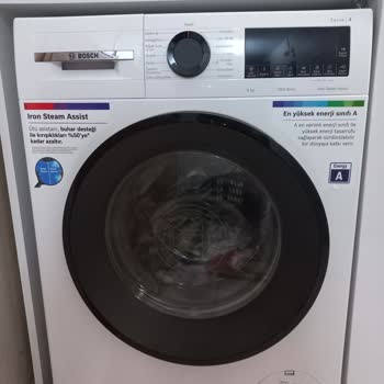 Bosch Çamaşır Makinesinde Çekme Ve Büzüşme Sorunu, Servis Çözüm Vermiyor