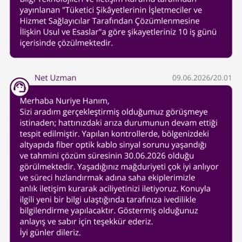 Altyapı Çalışması Nedeniyle Sürekli İnternet Kesintileri Ve Telafi Talebi
