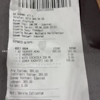 Trendyol Yemek Ve Köfteci Yusuf Bozuk, Ekşi Trileçe Ve Zehirlenme