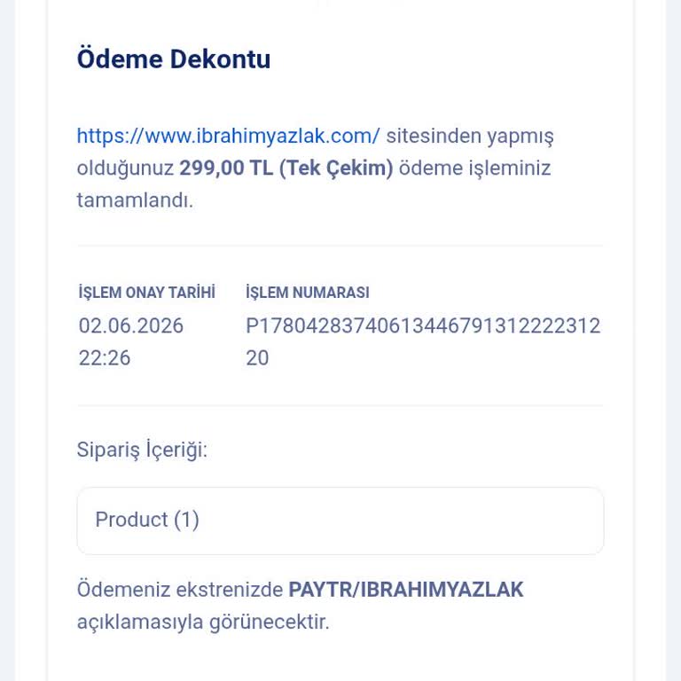 İbrahim Yazlak Ödeme Yapmama Rağmen Satın Aldığım Programa Erişemiyorum