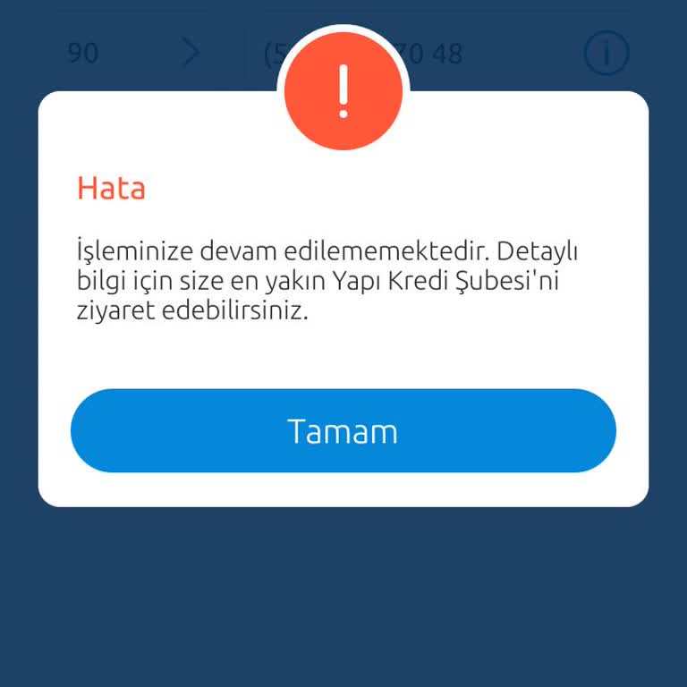 Maaş Müşterisi Olarak Yapı Kredi Mobil Bankacılık Hizmetim Açılmıyor