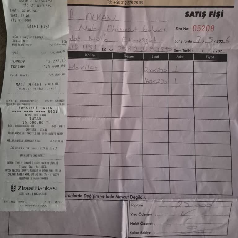6 Metrelik Yolluk Teslim Edilmemesi Ve Saygısız Mağaza Tutumu