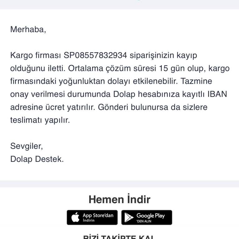 Dolap Ve Trendyol Express'ten Kayıp Antika Yüzük Ve Ödeme Talebi