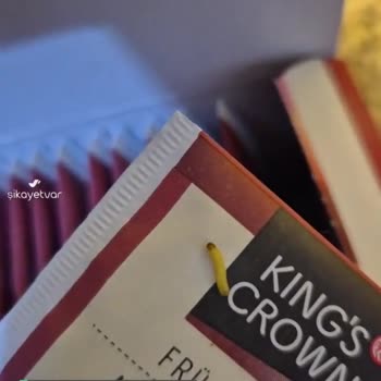 King's Crown Bitki Çayı İçinden Çıkan Solucan!