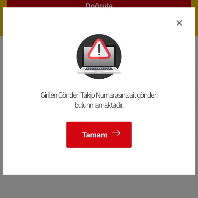 Kargo Takibi Bulunamıyor Ve Şirket İletişimsiz