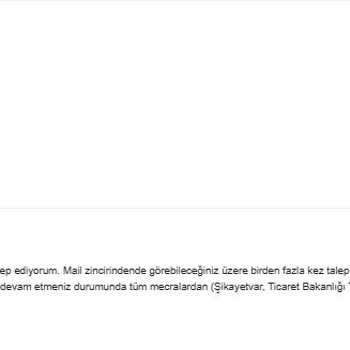 Yanlış Beden Ve Farklı Baskı Sebebiyle İade İşlemi Engellendi