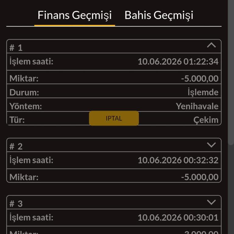 5.000 TL Çekim İşleminde Uzun Gecikme Ve Canlı Destek Erişimi Sorunu