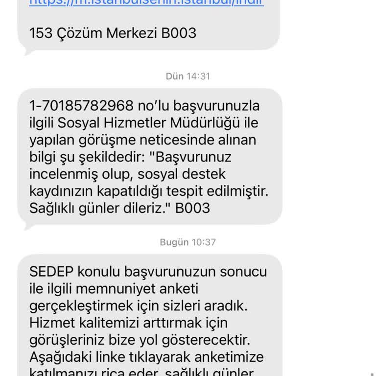 Kapatılan Sosyal Yardım Kaydı İçin Evime Gelen Ekipler
