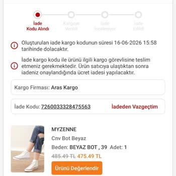 Trendyol Yanlış Renk Gönderimi Ve Tekrarlayan İade Sorunu