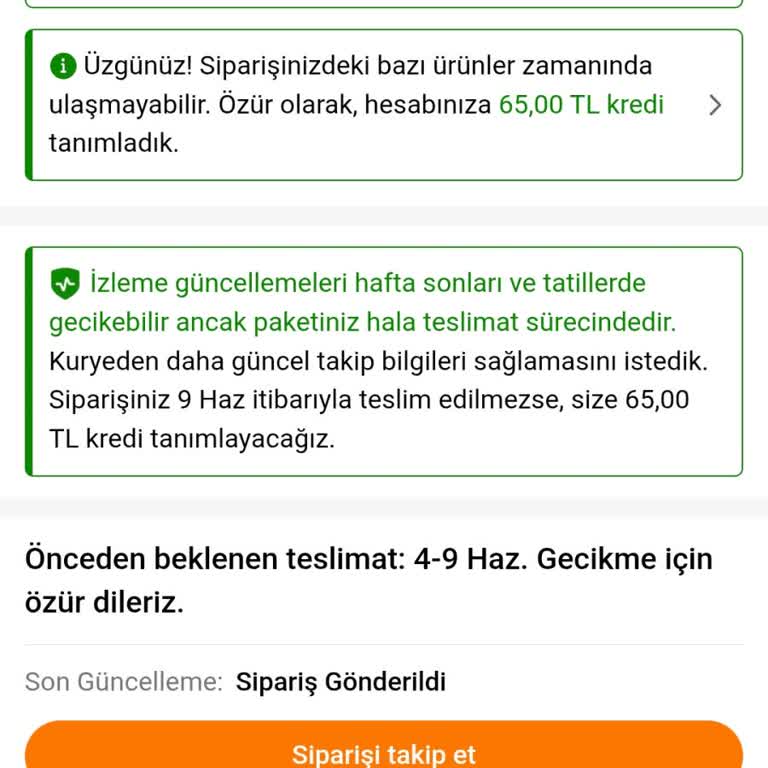 Teslimat Tarihi Geçmiş Ve Kargo Gönderilmemiş Ürün İçin İade Talebi