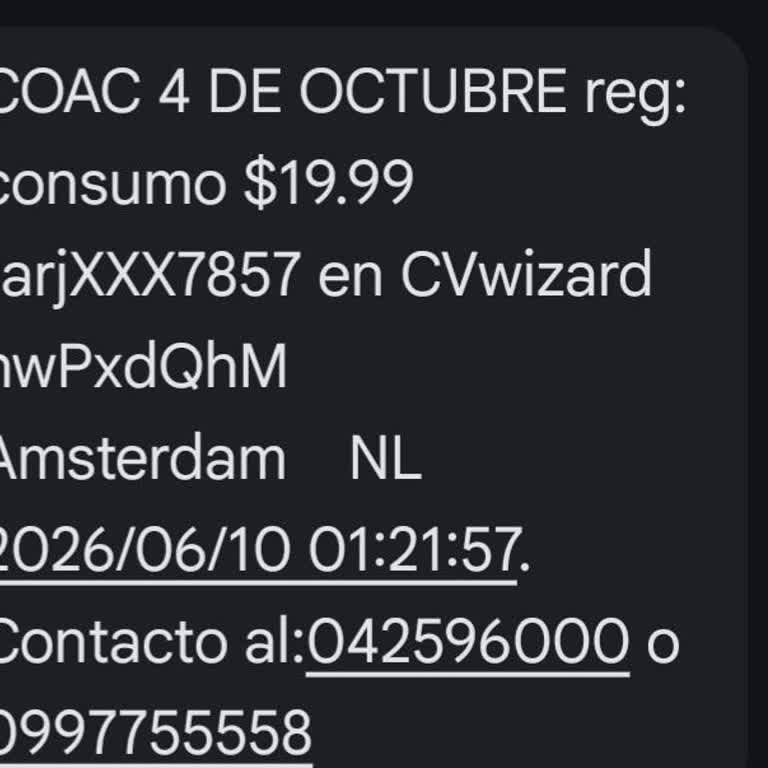 Cobro No Autorizado De CVwizard, Solicito Reembolso Inmediato