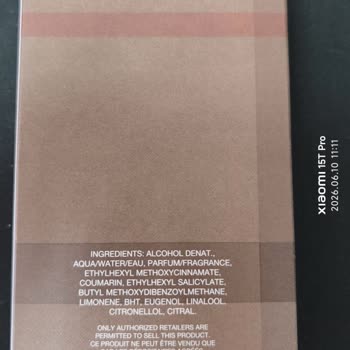 Mion Mağazasında Satın Alınan Burberry London Erkek Parfümünün Kısa Kalıcılığı Ve Yanıltıcı Menşei